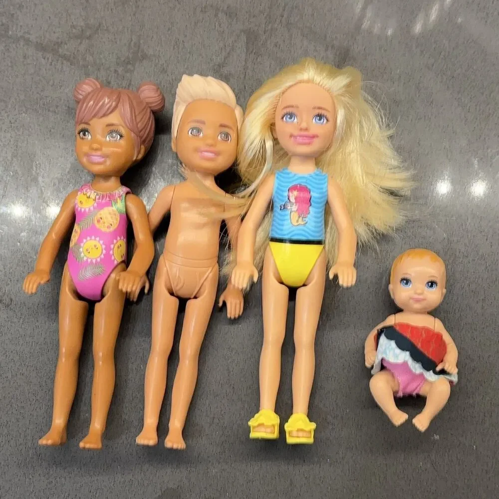 Mattel Barbie Dream Besties Chelsea & Baby Dolls GTT25 Fashion Doll Set 4